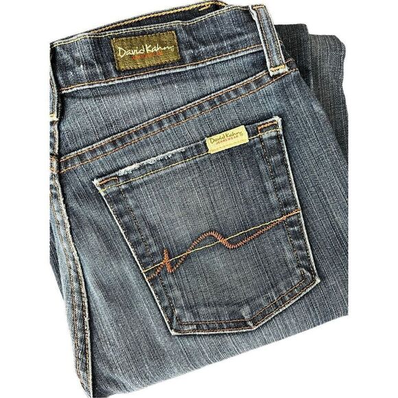 David Kahn Size 6 Medium Wash Straight Leg Jeans‎ - Picture 1 of 10